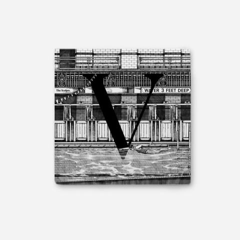 'V' for Victoria Baths Tile - The Sculpts