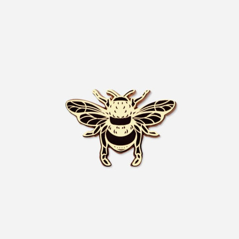 Manchester Bee Pin Badge - The Sculpts
