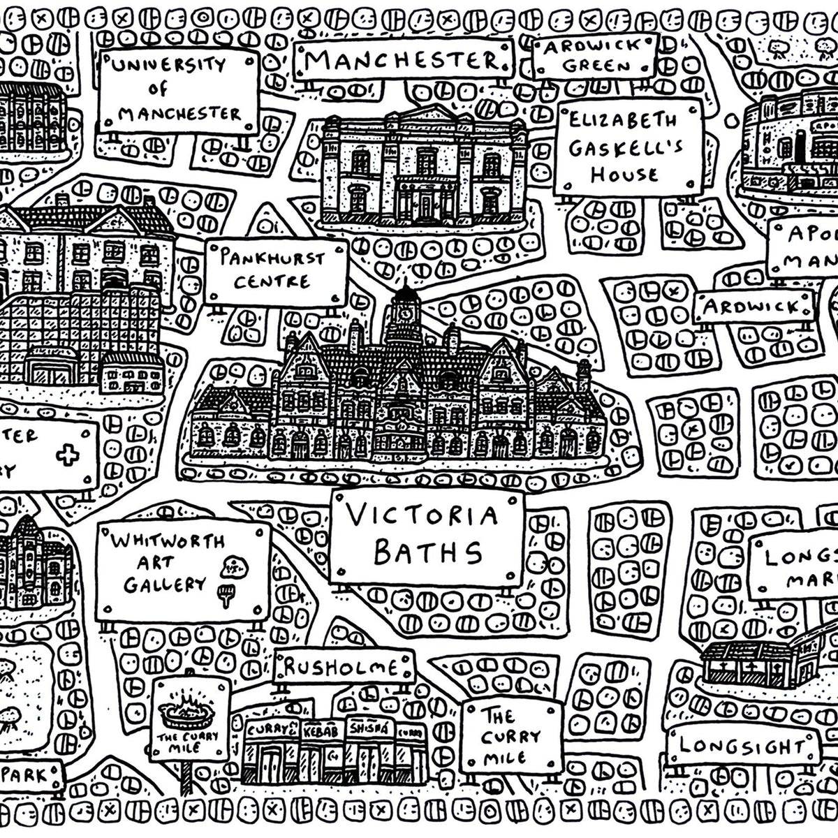Victoria Baths x Dave Draws