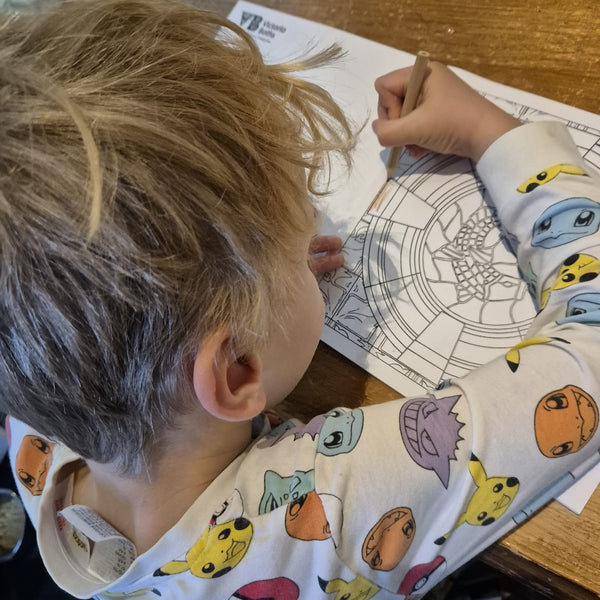 Victoria Baths Colouring Book