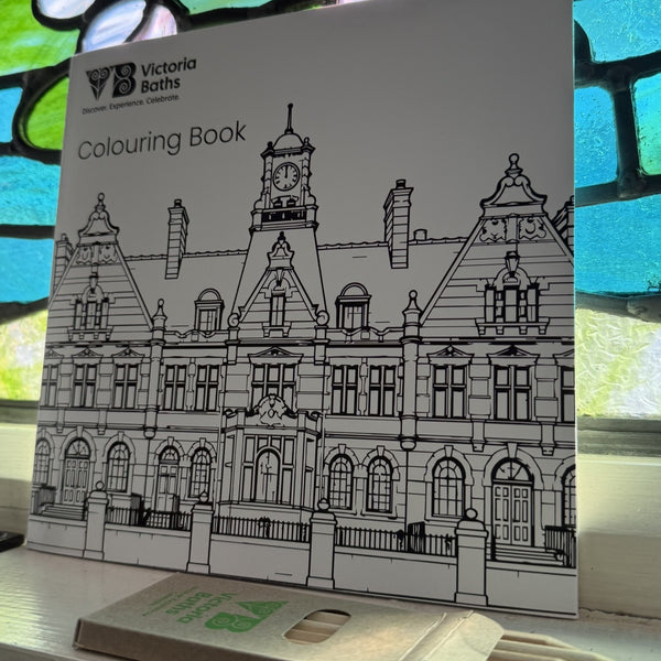 Victoria Baths Colouring Book