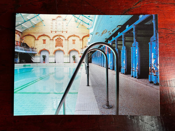 Victoria Baths Large Postcard (single)