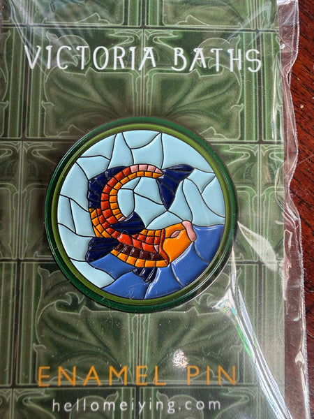 Lydia Meiying - enamel fish pin badge