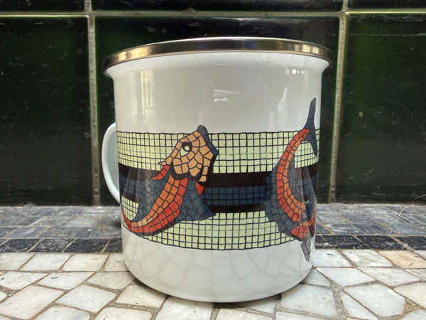 Lydia Meiying - enamel fish mug