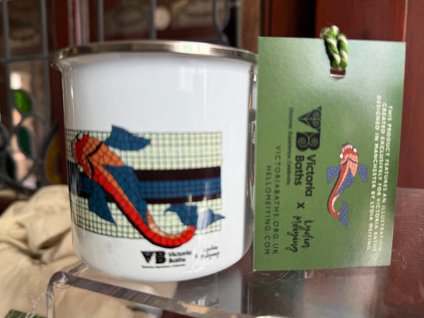 Lydia Meiying - enamel fish mug