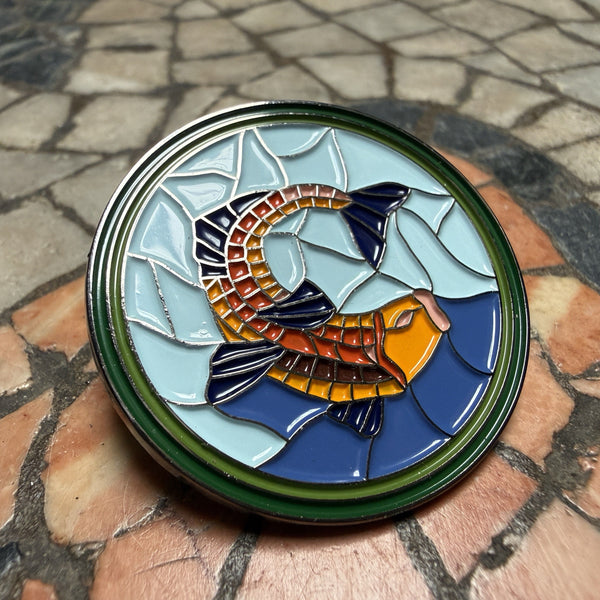 Lydia Meiying - enamel fish pin badge
