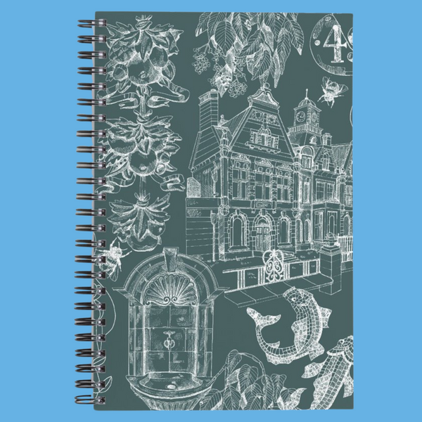 Sarah Thorley "Features of the Baths" Notebook