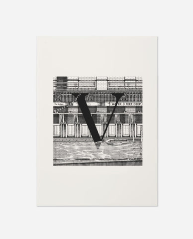 The Sculpts - V for Victoria Baths PRINT A4
