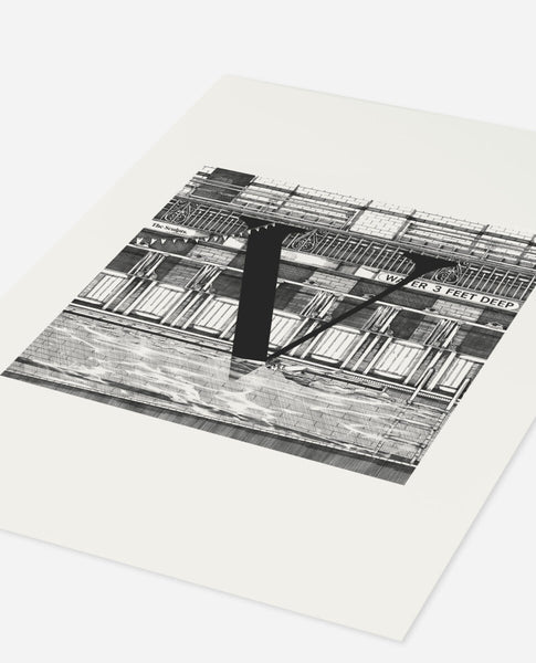 The Sculpts - V for Victoria Baths PRINT A4