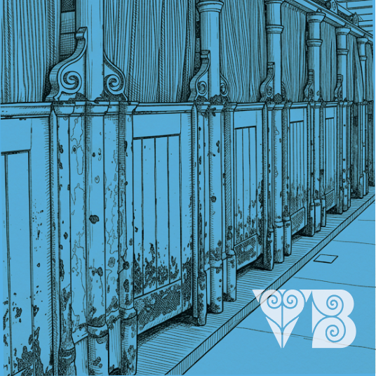 Victoria Baths - Graphical Colour Magnets