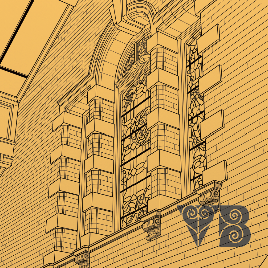Victoria Baths - Graphical Colour Magnets