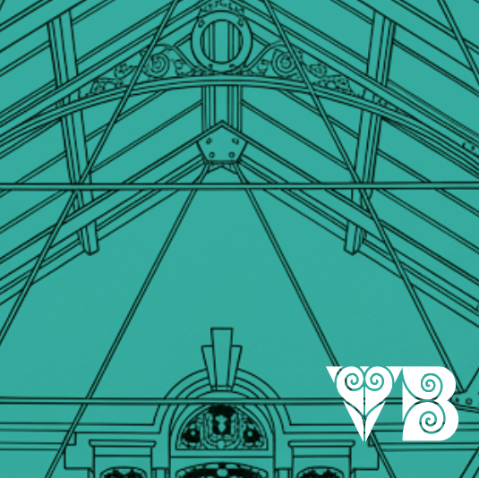 Victoria Baths - Graphical Colour Magnets