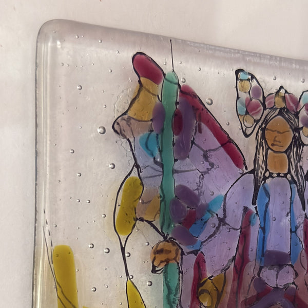 Angel of Purity – Original Glass Artwork by Lesley Miller