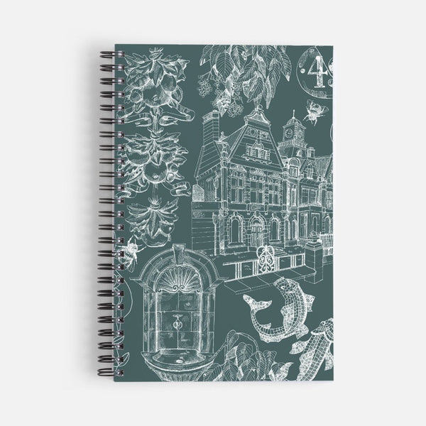 Sarah Thorley "Features of the Baths" Notebook