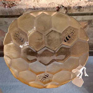 Hand-crafted stained glass 'Buzzing Bees' collection